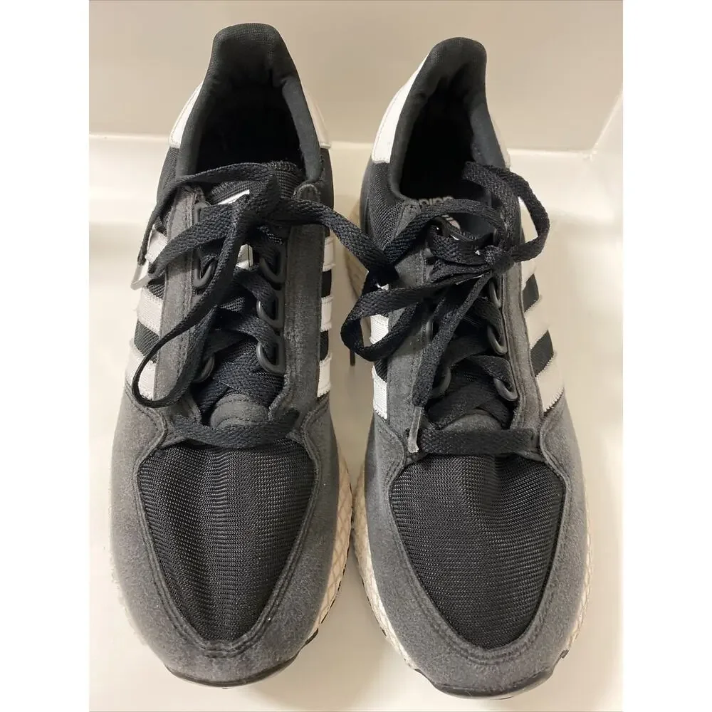 ADIDAS‎ EVH791004 Classic Ortholite Men’s Comfort Black Court Shoes SIZE 6.5